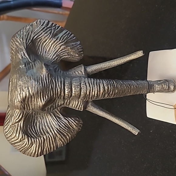 🐘Metal Elephant Head Sculpture - Picture 5 of 13